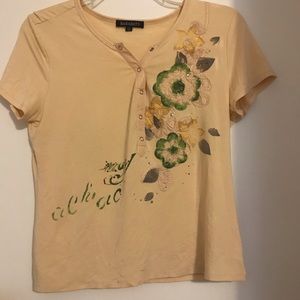 Floral Design Graphic Tee